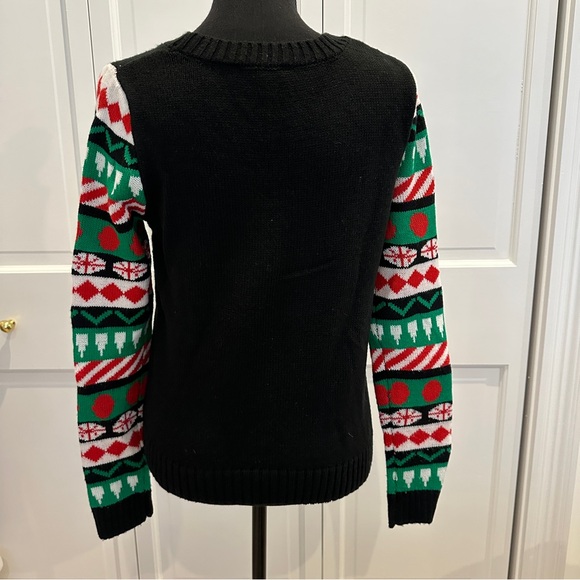 Unicorn Santa Ugly Christmas Sweater - Picture 5 of 8